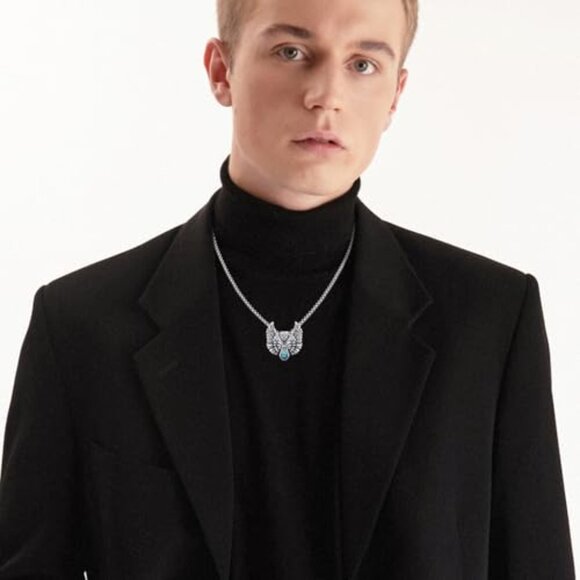 Sterling Silver Viking Rune Necklace Adjustable Chain Norse Amulet Pendant - Picture 6 of 8